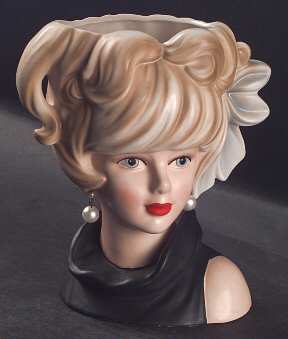 Reliable Head Vases Blondeblkdress - No Box
