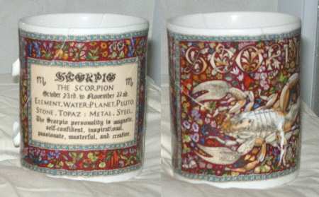 Zodiacs Mug Collection Scorpio - Boxed