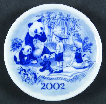 Millennium Plaque Collection 2002-Panda - Boxed