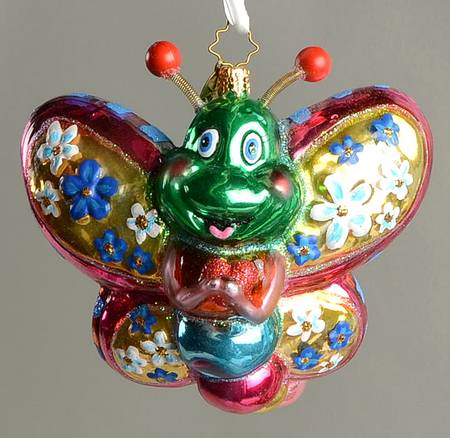 2008 Christopher Radko Ornaments Betty Butterbug - No Box