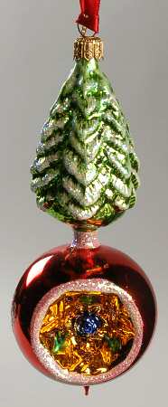Reflectors (Figural) Evergreen Reflections-Red - No Box