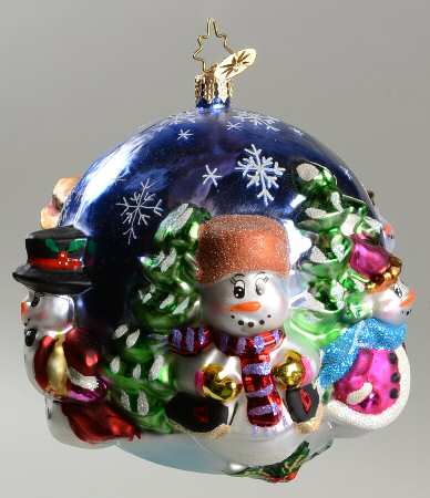 Snowmen Snow Globe - No Box