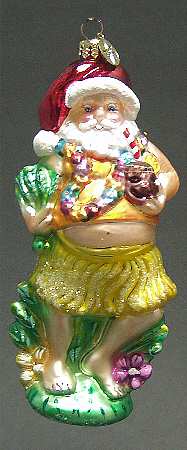 Ornament of The Month Hawaiian Holiday-August/2001 - Boxed