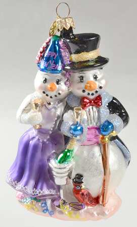 Ornament of The Month Happy Snow Year-January/2002 - Boxed