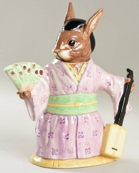 Bunnykins Teapots of The World Japanese Geisha Girl Teapot - Boxed