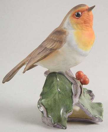 Royal Worcester Bird Figurines Robin Large - No Box