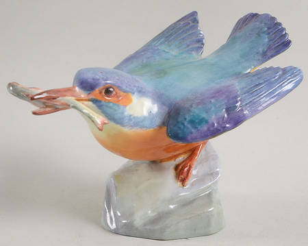 Royal Worcester Bird Figurines Kingfisher - No Box