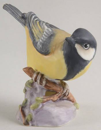 Royal Worcester Bird Figurines Great Tit - No Box