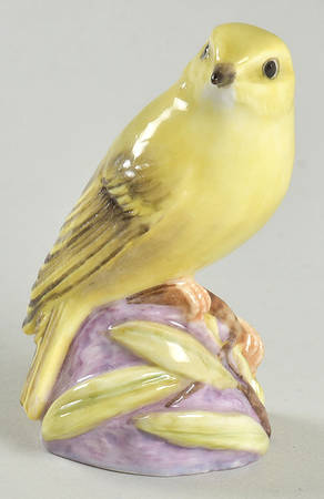 Royal Worcester Bird Figurines Wood Warbler - No Box