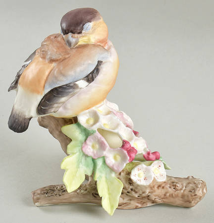 Royal Worcester Bird Figurines Fledgling Bullfinch - No Box