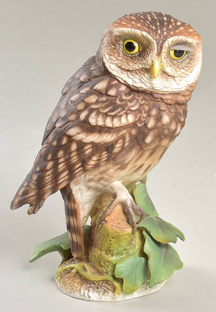 Royal Worcester Bird Figurines Little Owl - No Box