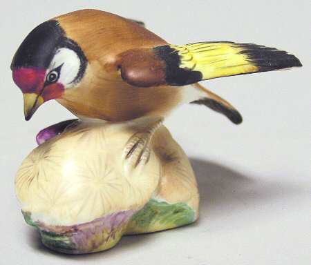 Royal Worcester Bird Figurines Goldfinch - No Box