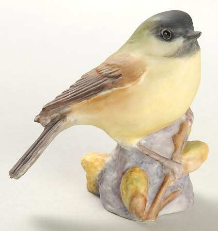 Royal Worcester Bird Figurines Marsh Tit - No Box