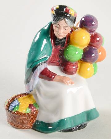 Miniature Character Studies Old Balloon Seller - No Box