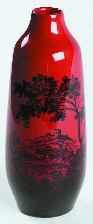 Flambe - Woodcut 5" Vase