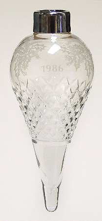 Crystal Annual Ornament Holly - With Box