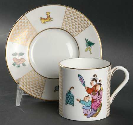 Blush Ivory Ware Chairman's Cup & Saucer - No Box