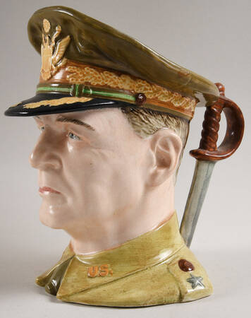 Royal Winton Character Jug General Douglas Macarthur - No Box