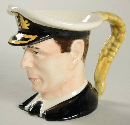 Royal Winton Character Jug George Vi - No Box