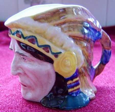 Royal Winton Character Jug Indian Chief - No Box