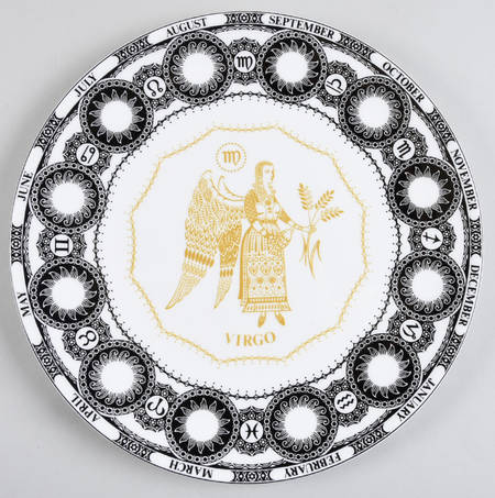 Zodiac Birthday Plates Virgo - Boxed