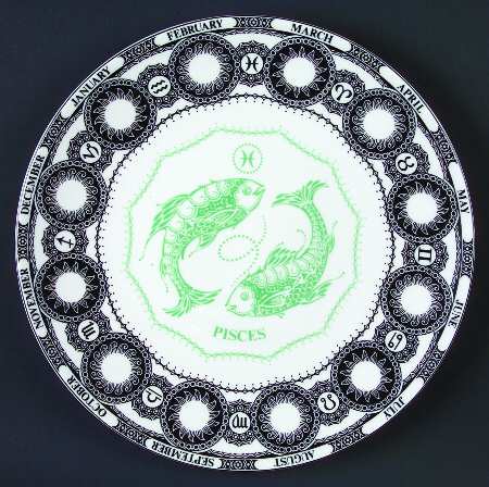 Zodiac Birthday Plates Pisces - Boxed