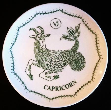 Zodiac Birthday Plates Capricorn - Boxed