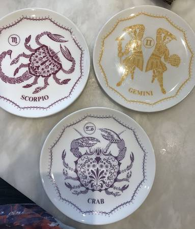 Zodiac Birthday Plates Scorpio - Boxed