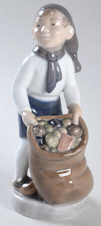 Months of the Year December-Boy With Sack - No Box