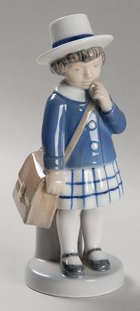 Months of the Year September-Girl With Satchel - Boxed