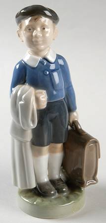 Months of the Year June-Boy With Briefcase - Boxed