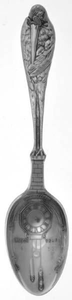 Birth Record Spoon-Sterling Birth Record Spoon - No Box Nb1952