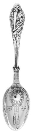 Birth Record Spoon-Sterling Birth Record Spoon - No Box Nb1934