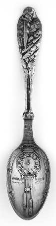 Birth Record Spoon-Sterling Birth Record Spoon - No Box Nb1933
