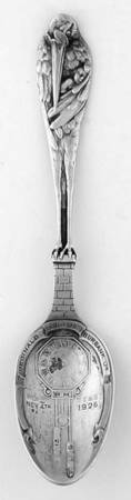 Birth Record Spoon-Sterling Birth Record Spoon - No Box Nb1925