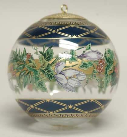 Versace Christmas Ornament-Crystal Let There Be Love - Boxed