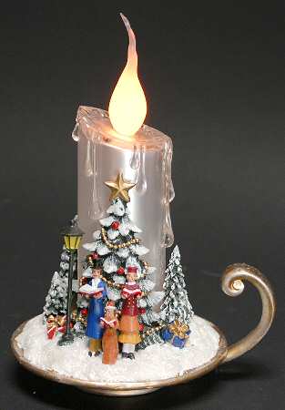 Roman  Figurines & Giftware Carolers- Led Candle - No Box