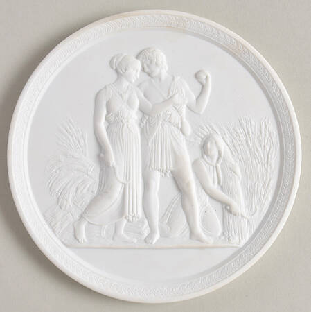 Four Seasons Wall Plaque Fall-Laurel Border - No Box