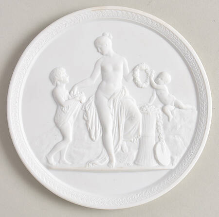 Four Seasons Wall Plaque Spring-Laurel Border - No Box