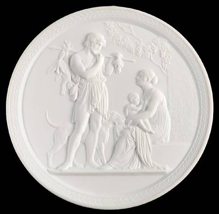 Four Seasons Wall Plaque Summer-Laurel Border - No Box