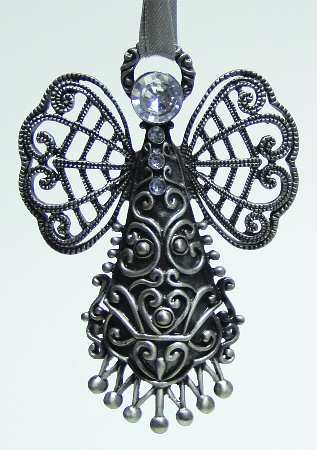 Roman Christmas Ornaments Angel Pewter - No Box