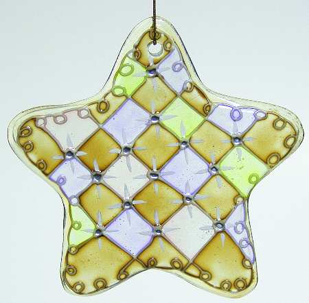 Roman Christmas Ornaments Gingerbread Star - No Box