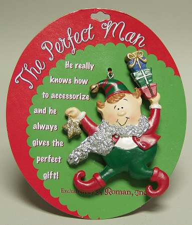 Roman Christmas Ornaments Perfect Man-Elf - No Box