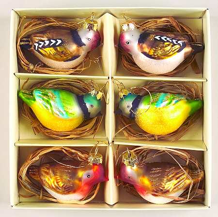 Roman Christmas Ornaments Christmas Garden-Set Of 6 - Boxed