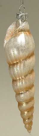 Roman Christmas Ornaments Sea Shell-Glass Assorted Styles - No Box