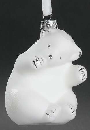 Roman Christmas Ornaments Polar Bear Sitting - No Box