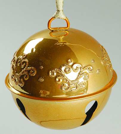 Roman Christmas Ornaments Sleigh Bell Ornament - No Box