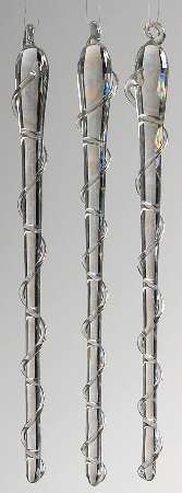 Roman Christmas Ornaments Icicles--E - Boxed