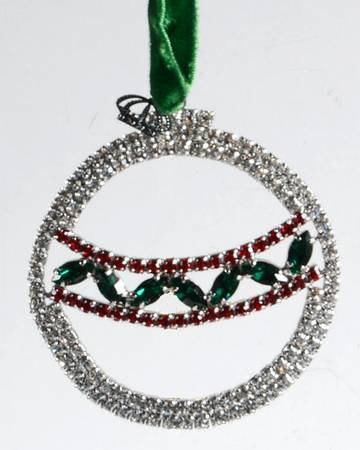 Roman Christmas Ornaments Jeweled Ball Ornament - Boxed