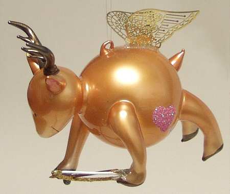 Santa's Reindeer Cupid - Boxed